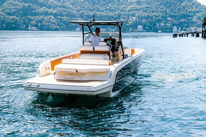 1H Luxury Cruise Como Lake Tender Yacht Invictus 9 Pax - Moltrasio, Carate Urio, and Laglio