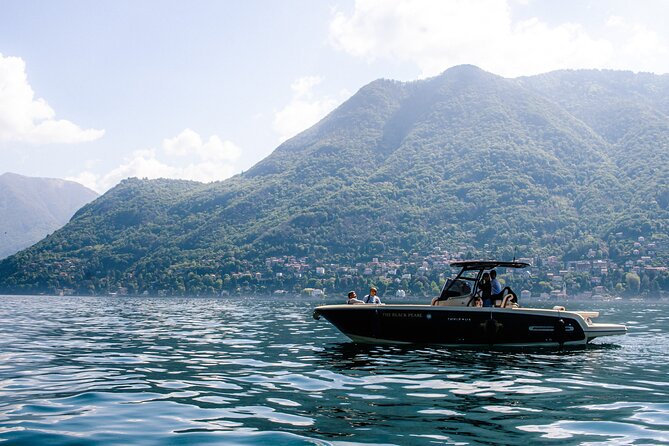 1H Private Cruise Lake Como Tender Yacht Invictus 6 pax - Moltrasio, Carate Urio, and Laglio