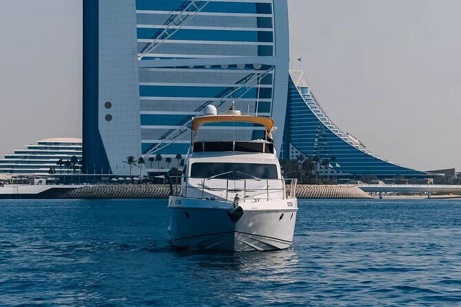 2 hour Private Yacht Tour with Dubai Marina Skyline View - JBR views from the yacht