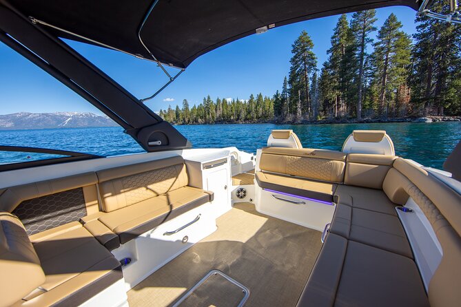 30ft Luxury Private Yacht Charter on South Lake Tahoe - What the two-hour schedule feels like
