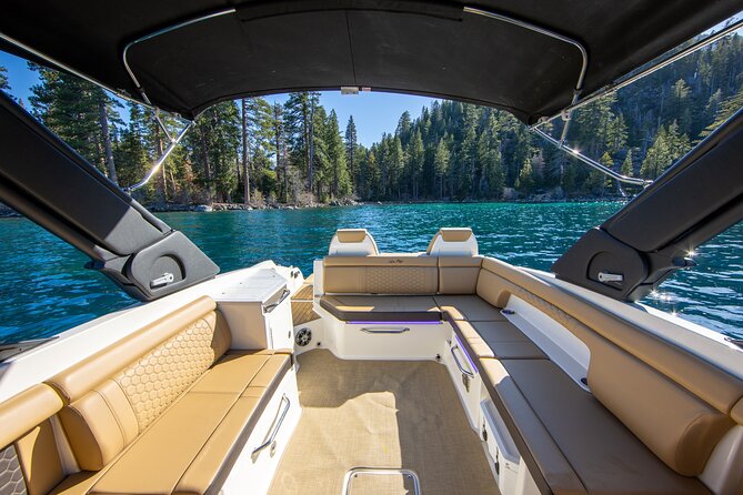 30ft Luxury Private Yacht Charter on South Lake Tahoe - Onboard comforts that matter