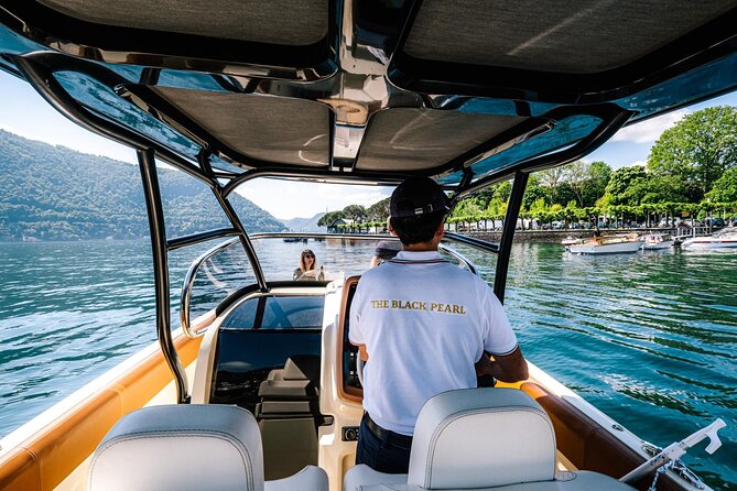 3H Guided Cruise Stop Bellagio Tender yacht Invictus 9 Pax - Moltrasio, Laglio, and Villa Oleandra