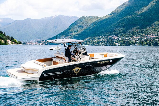 3H Guided Cruise Stop Bellagio Tender yacht Invictus 9 Pax - Tremezzo and the crossing to Bellagio