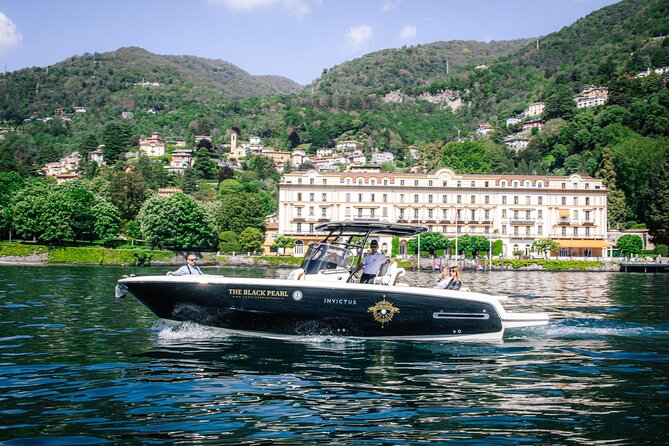 3H Guided Cruise Stop Bellagio Tender yacht Invictus 9 Pax - Cernobbio, Villa Erba, and the grand western shore