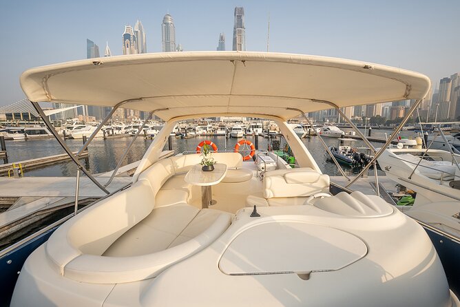 3hr Yacht- Palm Jumeirah with FREE Snacks and 30 Min Seabob - The opening cruise and Dubai skyline views