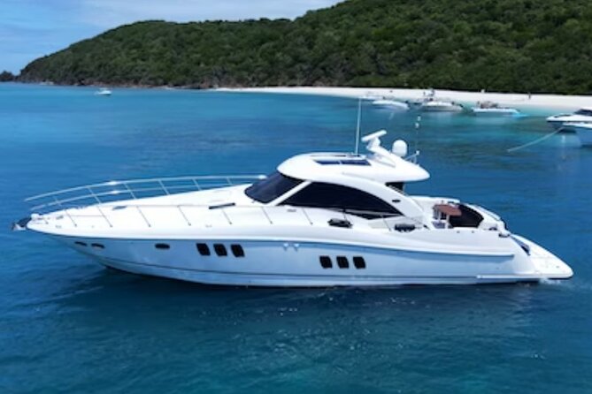 4 Hour Private Luxury 65' Yacht Rental in Puerto Rico - Leaving Safe Harbor Puerto del Rey in Fajardo