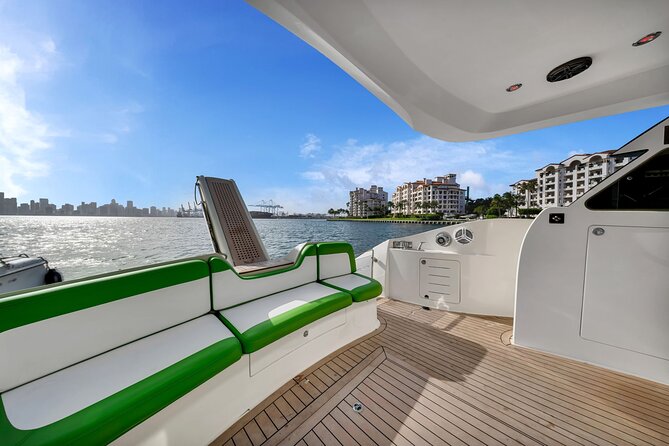 47ft + FREE HOUR | Miami Yacht Rental | 3 to 6 Hours | 13 People - Comforts That Matter on a Private Cruise
