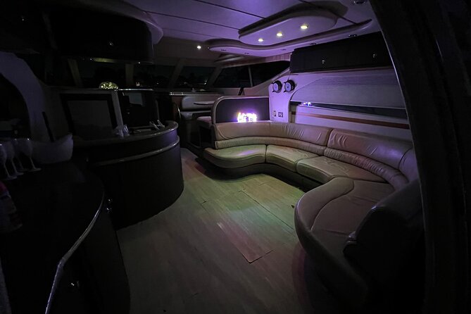 50ft Miller Blue | Miami Yacht Rental | 3 to 6 Hours | 13 Ppl - Cruising the Miami River toward Downtown
