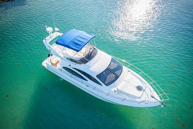 5H 42' Azimut Yacht All-Inclusive from Tulum & Playa del Carmen. - In-Ha offers the best snorkeling of the day