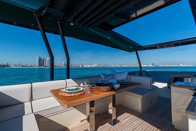 62ft Yacht Tour in Miami Beach with Captain Beneteau MC6 Fly - Swimming, snorkeling, and a flexible day on the water