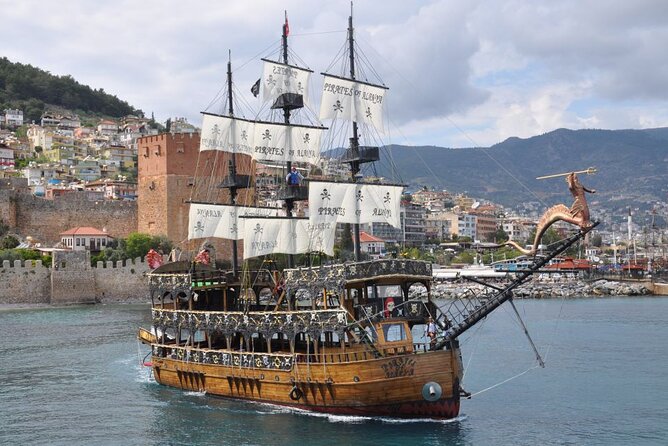 Alanya: Pirates Yacht Tour with Lunch and Soft Drinks - A half-day outing, not a full Alanya tour