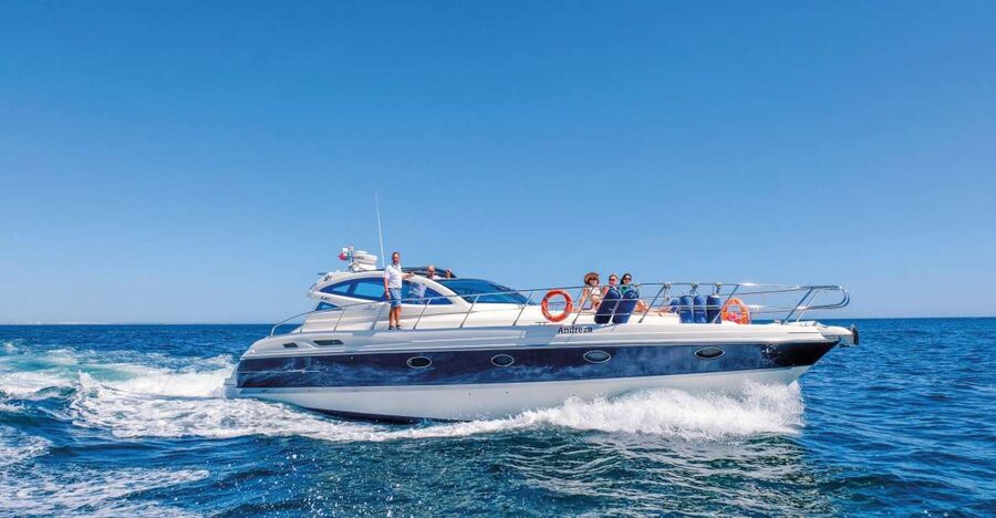 Albufeira: Algarve Half-Day Private Yacht Charter - Leaving Albufeira Marina for a private coastal outing