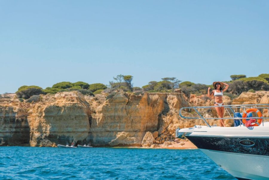 Albufeira: Algarve Half-Day Private Yacht Charter - Benagil Caves: the main scenic stop