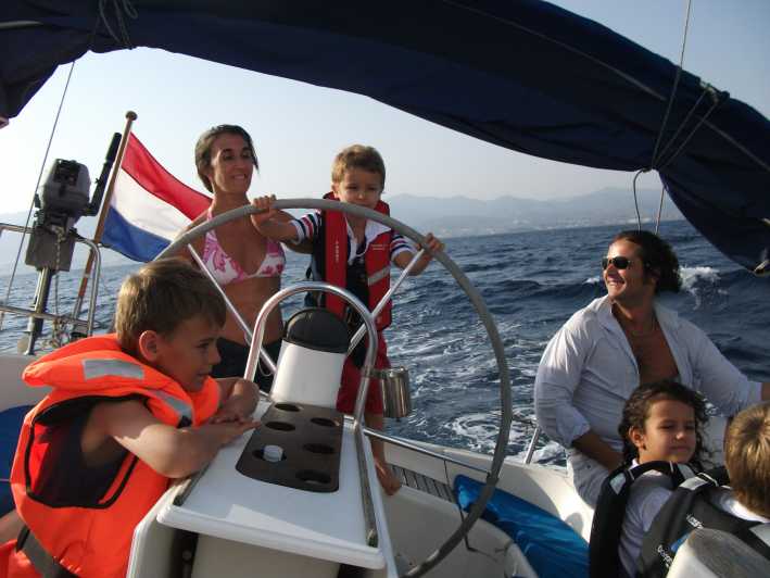 Always private 4 hour - Sail- dolphin Yacht Charter-paddle - Leaving Estepona port with your own skipper