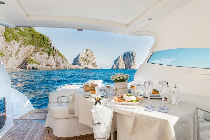 Amalfi Private Boat Tour from Sorrento or Positano Yacht Klase 50 - Swimming, snorkeling, and drinks on board