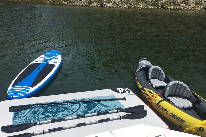 Austin Yacht Charter Experience on Lake Travis - Anchoring beside the floating swim platform