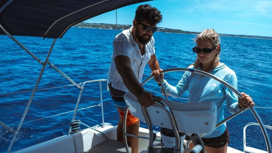 Barbados: Hands-On Sailing Adventure on a Sailing Yacht - The one-hour swim and snorkel stop