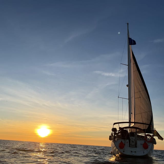 Barcelona Sunset Sailing with Yacht Sashi - Tibidabo, Les Tres Torres, and the old city