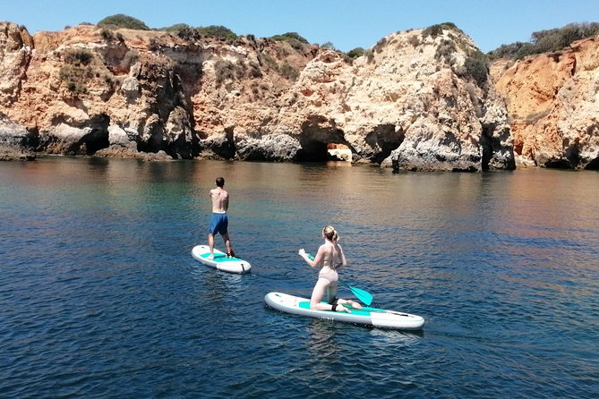 Benagil private yacht from lagos with drinks, tapas, paddle boards and kayak - Entering the Benagil cave area