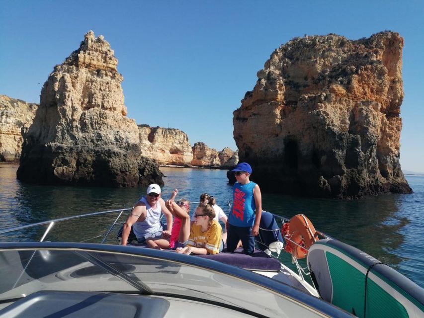 Benagil Sea Caves private yacht charter from lagos - Drinks, snacks, music, and the ride back