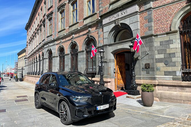 Bergen to Hardangerfjord VIP car + private yacht Fjord cruise - Norheimsund and the launch of M/Y Iselina Bella