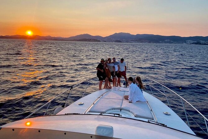 Bodrum Private Motor-Yacht Sunset Tour With Dinner For 3 Hour - Aquarium Bay and the first swim