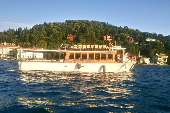Bosphorus Night Cruise on Luxury Yacht - Ortaköy and the bridge linking two continents