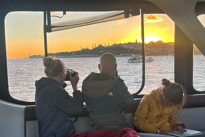 Bosphorus Sunset Cruise with Live Guide on Luxury Yacht - Ortaköy Mosque and the first big bridge view