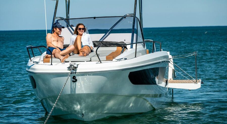 Cabo de Gata Natural Park half day private yacht tour - San Pedro beach and the swimming stop