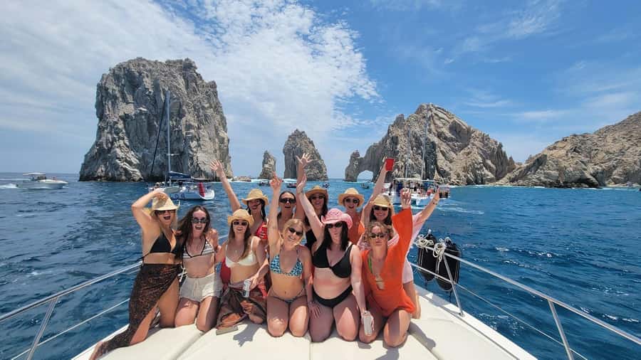 Cabo: Private Yacht Tour, Water Activities, Lunch & Drinks - Starting at Gate C in Cabo San Lucas Marina