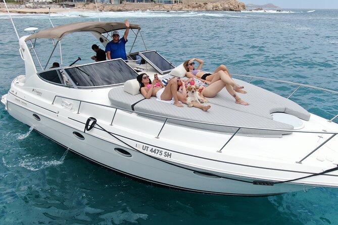 Cabo San Lucas Yacht Rental all inclusive - Two hours in Medano Beach and Cabo Bay