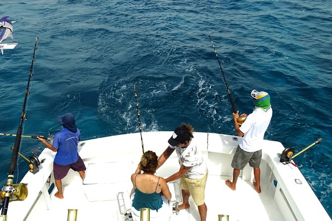 Cancun fishing charter if you don't fish you don't pay 46ft yacht 12pax 25P14 - What the Caribbean views add