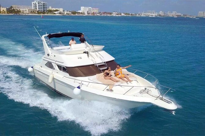 Cancun yachts rental YACHT 46 FT, 15 PAX MAX 25P12 - Choosing Between Two Hours and Four