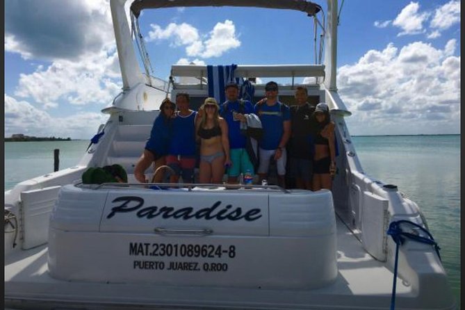 Cancun yachts rental YACHT 46 FT, 15 PAX MAX 25P12 - Leaving From the Hotel Zone