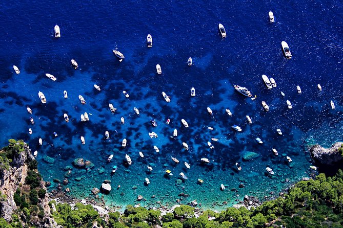 Capri Private Boat Tour from Sorrento, Positano or Naples - Yacht Klase 50 - Swimming beside the Green Grotto
