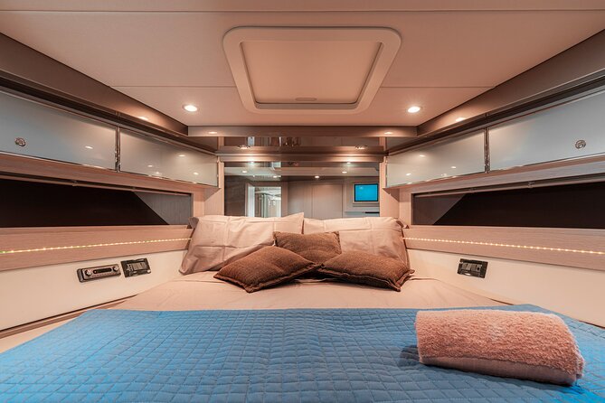 Capri private luxury yacht cruise from sorrento on Riva rivale 52 - Green Grotto and Punta Carena