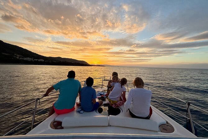 Cefalù : Mini Yacht Tour with Aperitif, Snorkeling and Caves - The main Cefalù beach from the sea