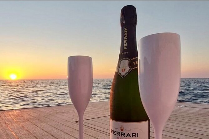 Cefalù : Mini Yacht Tour with Aperitif, Snorkeling and Caves - The sunset aperitif is a real part of the value