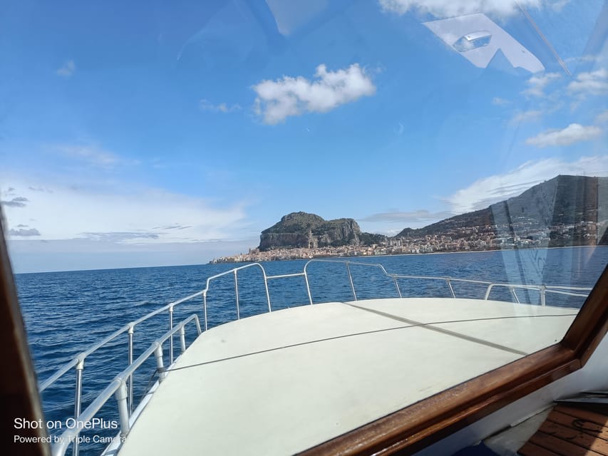 Cefalù: Mini Yacht with Snorkel Stops, Caves and Aperitif - Mazzaforno Beach brings the first swim