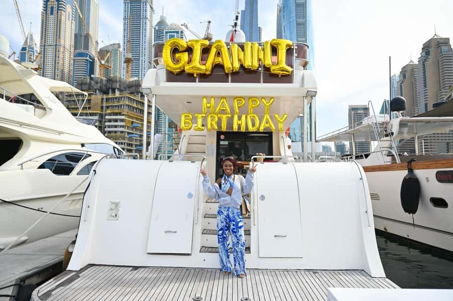 Celebrate Your Birthday in Style on luxury Yacht in Dubai - What the crew adds to the occasion