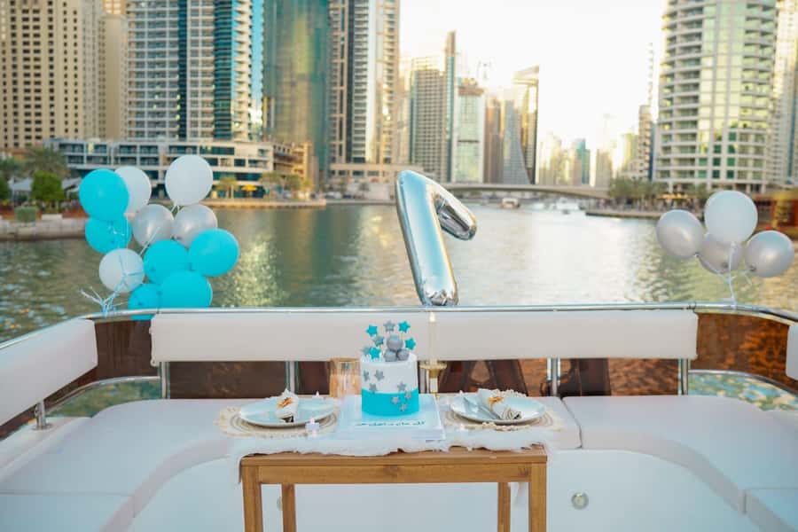 Celebrate Your Birthday in Style on luxury Yacht in Dubai - Two hours around Dubai Marina and the coast