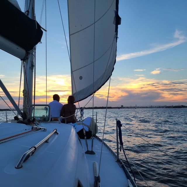 Charleston: Private BYOB Luxury Yacht Cruise - Passing the Charleston Battery and downtown waterfront