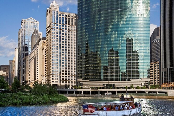 Chicago River Architecture Tour Aboard a Historic Yacht - The Wrigley Building, Chicago’s polished river landmark