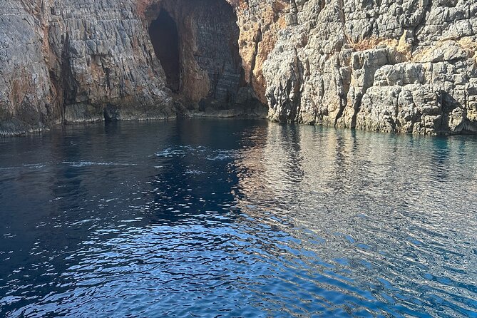 Crete Yacht Cruises 6-hours private Guided Cruise in Ag. Nikolaos - Caves, islands, and the underwater city
