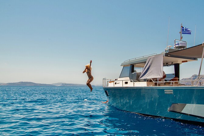 Diamond 36 Private Motor Yacht Caldera Cruise - Santorini Volcano and the hot springs