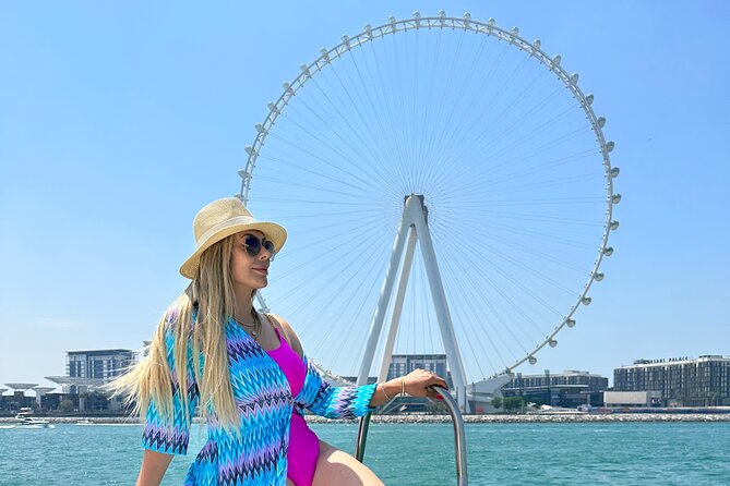 Dubai 2-Hour Mini Yacht Tour at The Palm, Burj Al Arab & Atlantis - Palm Jumeirah from Outside, Inside, and the Lagoon