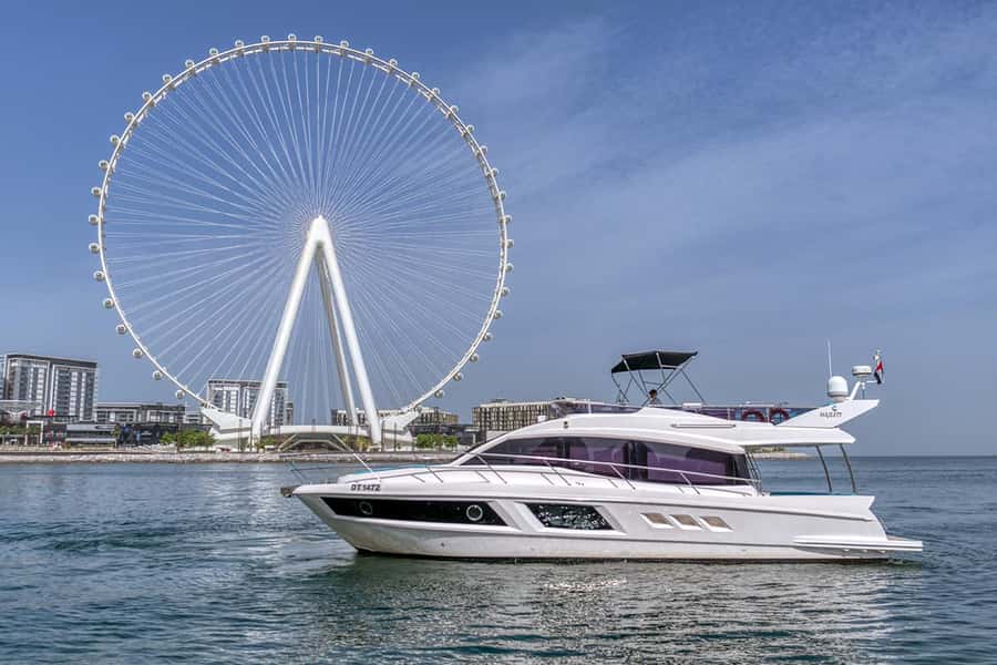 Dubai: 2-Hour Private Yacht Cruise around Burj Al-Arab - Leaving the marina for the Persian Gulf