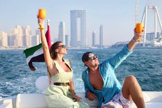 Dubai 3 Hour Private Luxury Yacht Charter with Jet Ski Option - Atlantis and Aquaventure From the Sea