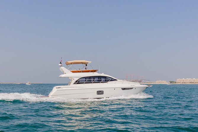 Dubai: 52ft Private Luxury Yacht For Rental - Drinks, equipment, and onboard comfort
