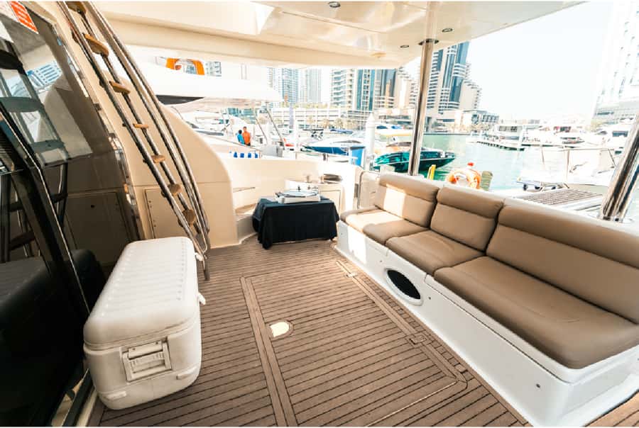 Dubai: 58-Feet Yacht Sea Trip - Leaving from Dubai Marina near Spinneys